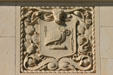 University of Texas Union Building Arts & Sciences relief with owl, longhorn, jackrabbit, rattlesnake, cactus & other creatures. Austin, TX.