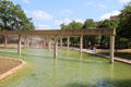 Water features & spray at HemisFair Park. San Antonio, TX.