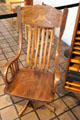 Decorative desk chair at Museum of Western Art. Kerrville, TX.