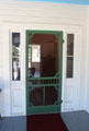 Front door of LBJ Boyhood Home. Johnson City, TX.