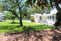 LBJ Ranch house & pool at Lyndon B. Johnson NHP. Stonewall, TX.