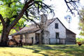 Farm buildings at Sauer-Beckmann Farmstead of Lyndon B. Johnson State Park. Stonewall, TX.