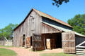 Barn at Sauer-Beckmann Farmstead of Lyndon B. Johnson State Park. Stonewall, TX.