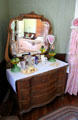 Dresser with mirror at Sauer-Beckmann Farmstead. Stonewall, TX.