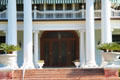 Portico columns at McFaddin-Ward House. Beaumont, TX.