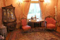 Pink parlor in McFaddin-Ward House. Beaumont, TX.