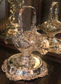 Silver fruit basket in dining room at McFaddin-Ward House. Beaumont, TX.
