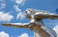Replica of Contralto Art Deco statue by Lawrence Tenney Stevens on Texas Centennial Exposition Esplanade at Fair Park. Dallas, TX.