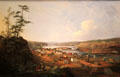 Oregon City of Willamette River painting by John Mix Stanley at Amon Carter Museum of American Art. Fort Worth, TX.