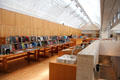 Bookstore in Kahn Building at Kimbell Art Museum. Fort Worth, TX.