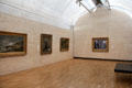 Gallery at Kahn Building at Kimbell Art Museum. Fort Worth, TX.