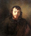 Bust of a Young Jew painting by Rembrandt van Rijn at Kimbell Art Museum. Fort Worth, TX.