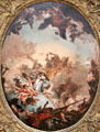 Coronation of the Virgin painting by Giovanni Battista Tiepolo at Kimbell Art Museum. Fort Worth, TX.
