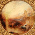 Glaucus & Scylla painting by Joseph Mallord William Turner at Kimbell Art Museum. Fort Worth, TX.