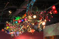 Light sculpture in entrance lobby at Fort Worth Museum of Science & History. Fort Worth, TX.