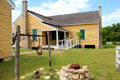 Yard at Bell House at Pioneer Farms. Austin, TX.