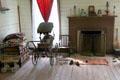 Children's room in Bell House at Pioneer Farms. Austin, TX.