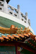 Chinese roof detail of Taiwan Friendship Pavilion. Norfolk, VA.