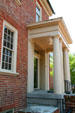 Entrance to Norfolk History Museum in Willoughby-Baylor House part of Chrysler Museum. Norfolk, VA.