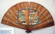 Souvenir fan from Jamestown Exposition at Moses Myers House museum. Norfolk, VA.