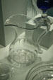 American blown glass pitcher at Chrysler Museum of Art. Norfolk, VA.