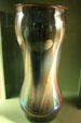 Blown glass vase by Tiffany Glass & Decorating Co. at Chrysler Museum of Art. Norfolk, VA.