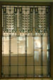 Window from Darwin D. Martin House by Frank Lloyd Wright & Linden Glass Co. at Chrysler Museum of Art. Norfolk, VA.