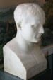 Bust of Napoleon by Chaudet given by Napoleon to Monroe in drawing room of Ash Lawn. Charlotttesville, VA.