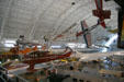 Collection of stunt aircraft at National Air & Space Museum. Chantilly, VA.