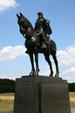 Statue of Thomas Jonathan Jackson who got the name Stonewall for standing firm at the first battle of Manassas. Manassas, VA.