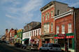 Streetscape of South King St. in Leesburg. Leesburg, VA.