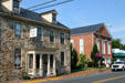 Stone Georgian house & church. Leesburg, VA.