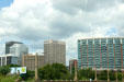 Sun Trust, Wachovia, Omni & Bank of America buildings from James River. Richmond, VA.