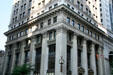 Lower level details of First National Bank Building. Richmond, VA.