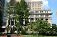 General Assembly Building facade which faces Virginia State Capitol. Richmond, VA.