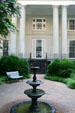 Garden at rear of White House of the Confederacy. Richmond, VA.