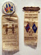 Civil War veterans reunion ribbons at Museum of the Confederacy. Richmond, VA.