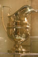 Antique silver pitcher at Museum of Virginia History. Richmond, VA.