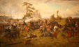 Battle of Five Forks by Paul Philippoteaux at Museum of Virginia History. Richmond, VA.