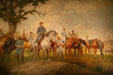 Summer of the Confederacy mural with Robert E. Lee & his Generals at Museum of Virginia History. Richmond, VA.
