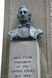 Detail of tomb of President John Tyler at Hollywood Cemetery. Richmond, VA.