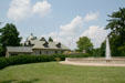 Fountain & service buildings at Maymont. Richmond, VA.