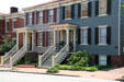 Wooden Italianate houses. Petersburg, VA.