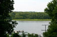 Appomattox River behind Weston Plantation house. Hopewell, VA.