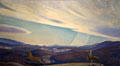 Deer Season painting by Rockwell Kent at Bennington Museum. Bennington, VT.