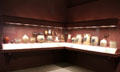 Collection of Bennington, VT pottery at Bennington Museum. Bennington, VT.