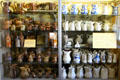 Bennington Pottery study gallery at Bennington Museum. Bennington, VT.