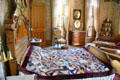Master bedroom at Park-McCullough Historic Estate. North Bennington, VT.