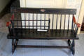 Rocking cradle bench in birthplace house at President Calvin Coolidge State Historic Park. Plymouth Notch, VT.