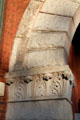 Entrance arch of Vermont History Center. Barre, VT.